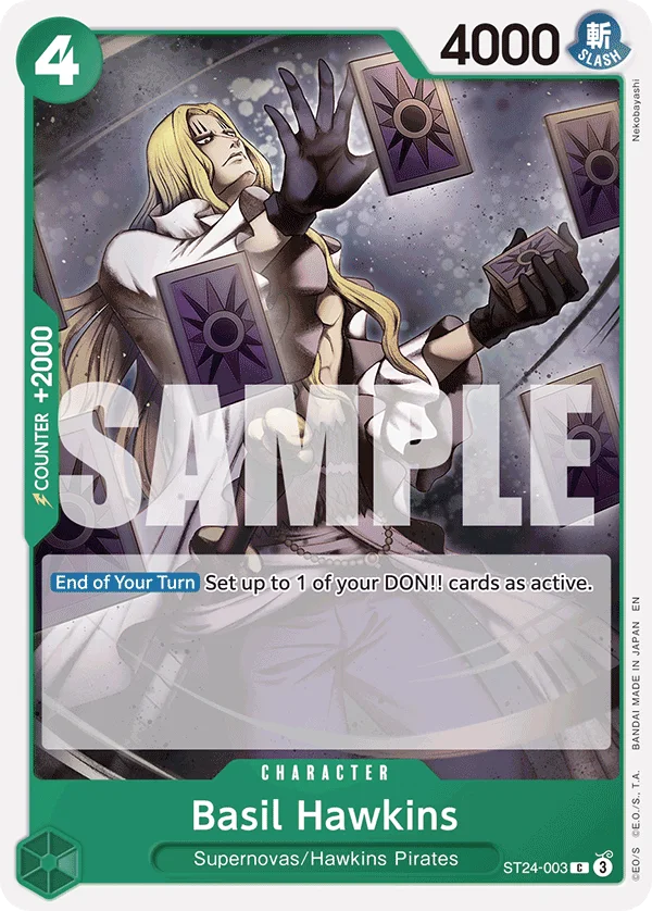 Basil Hawkins ST24-003 – One Piece Card Game Character