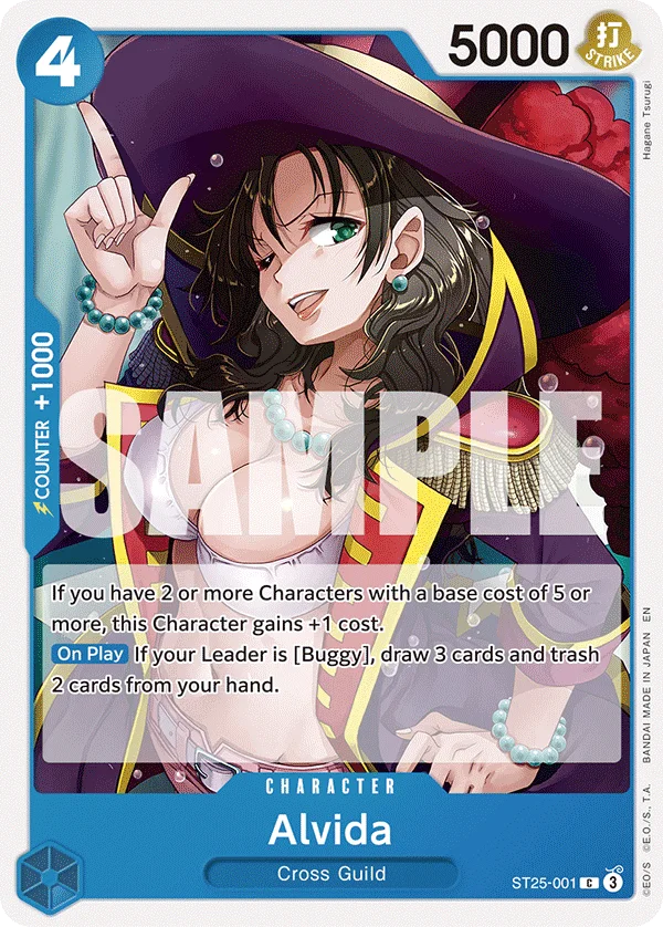 Alvida ST25-001 – One Piece Card Game Character