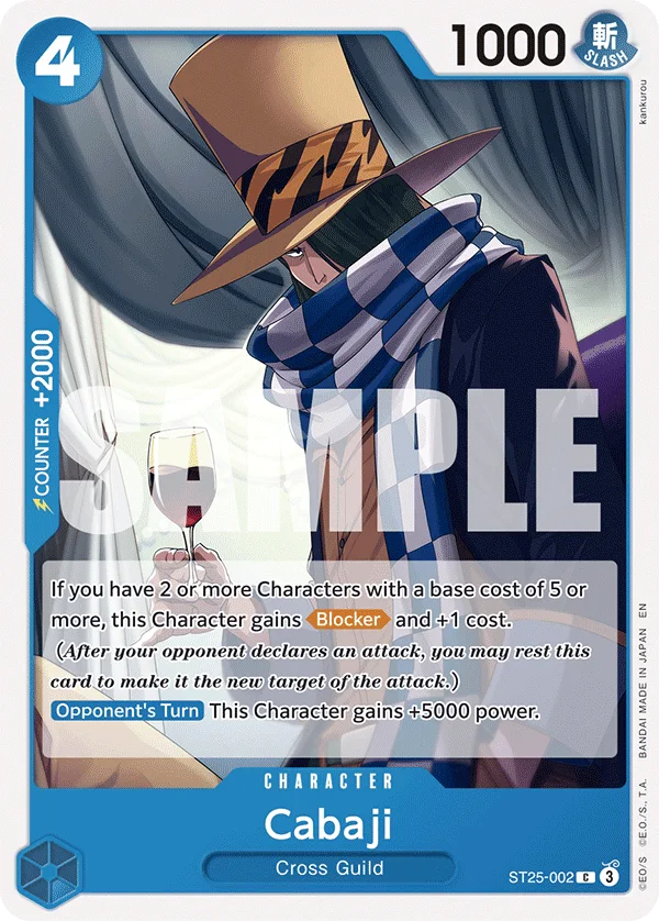 Cabaji ST25-002 – One Piece Card Game Character