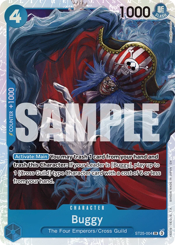 Buggy ST25-004 – One Piece Card Game Character