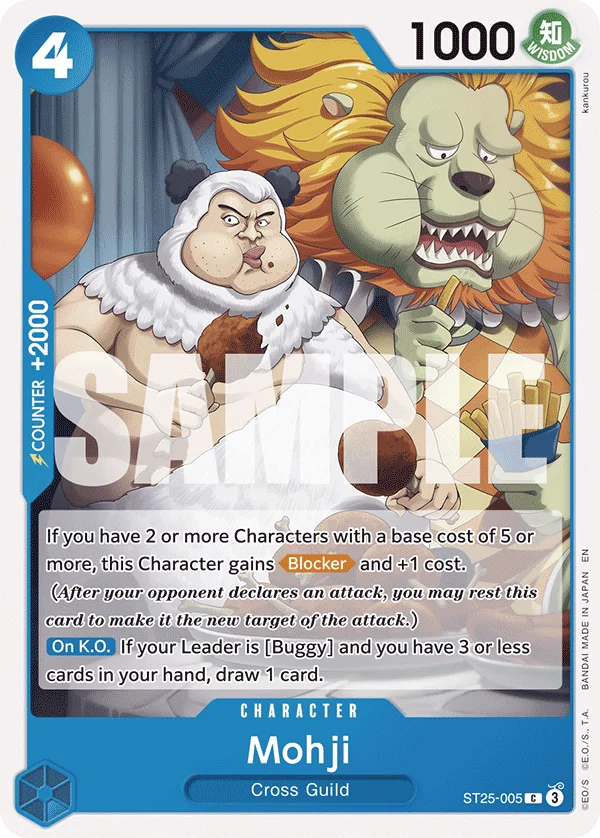Mohji ST25-005 – One Piece Card Game Character