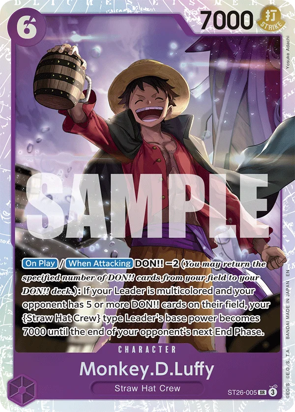 Monkey.D.Luffy ST26-005 – One Piece Card Game Character