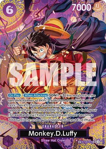 Monkey.D.Luffy ST26-005 (Alternate art)