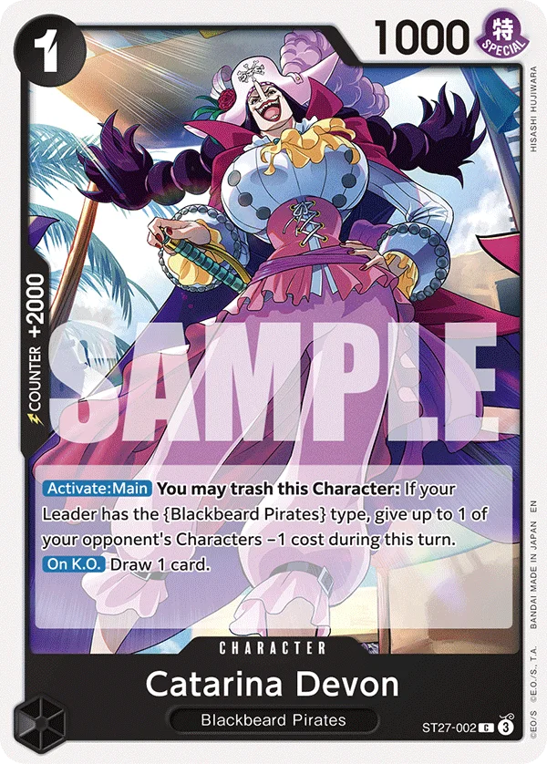 Catarina Devon ST27-002 – One Piece Card Game Character