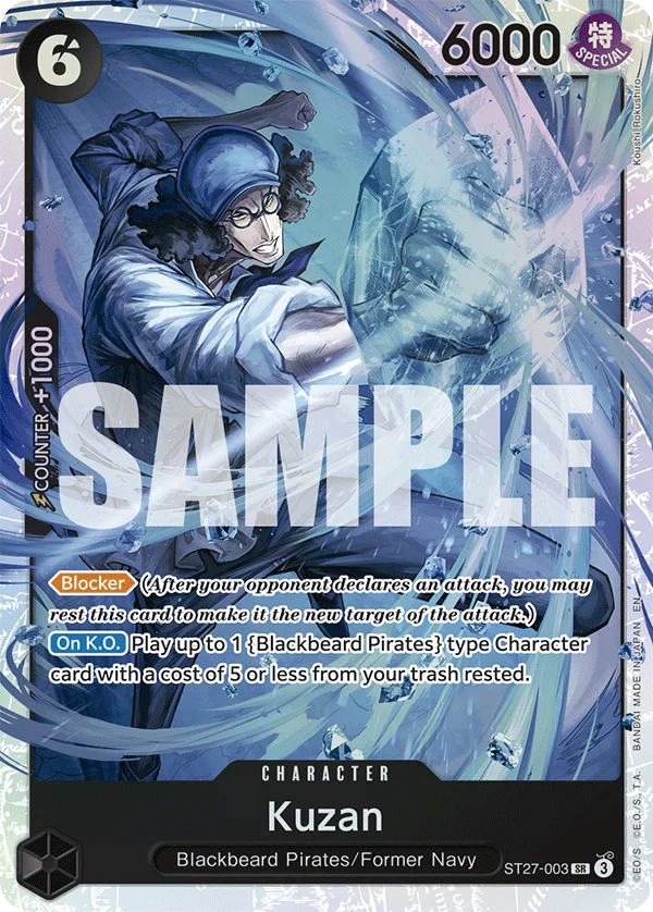Kuzan ST27-003 – One Piece Card Game Character
