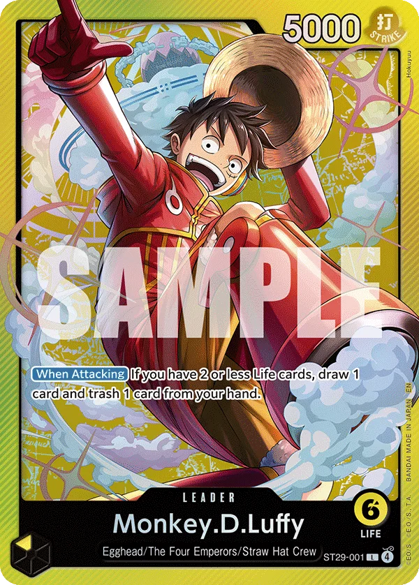 Monkey.D.Luffy ST29-001 – One Piece Card Game Leader