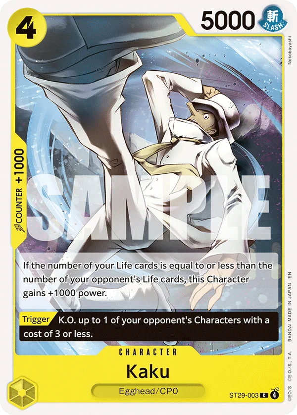 Kaku ST29-003 – One Piece Card Game Character