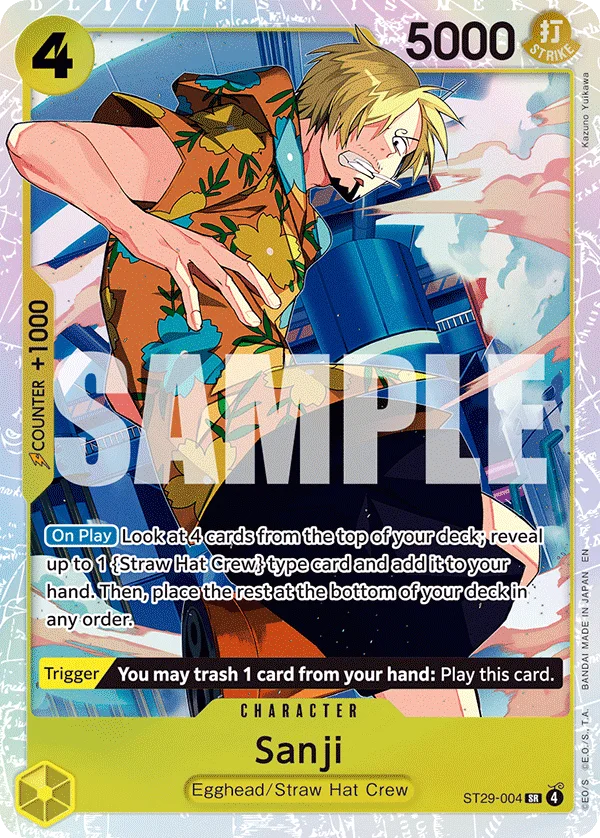 Sanji ST29-004 – One Piece Card Game Character