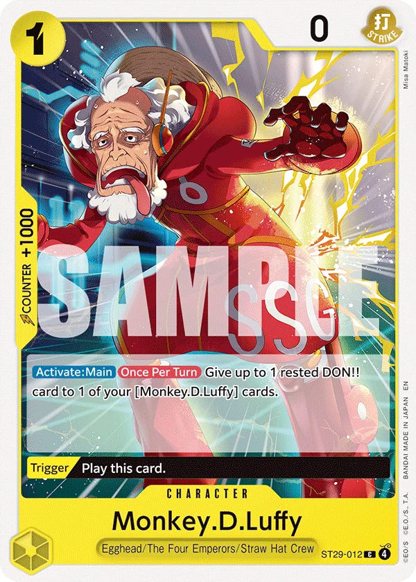 Monkey.D.Luffy ST29-012 – One Piece Card Game Character