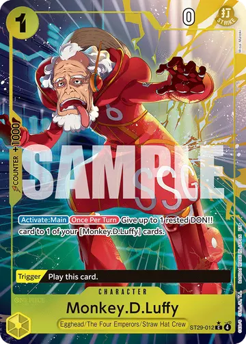 Monkey.D.Luffy ST29-012 (Alternate art)