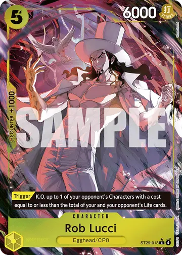 Rob Lucci ST29-013 (Alternate art)