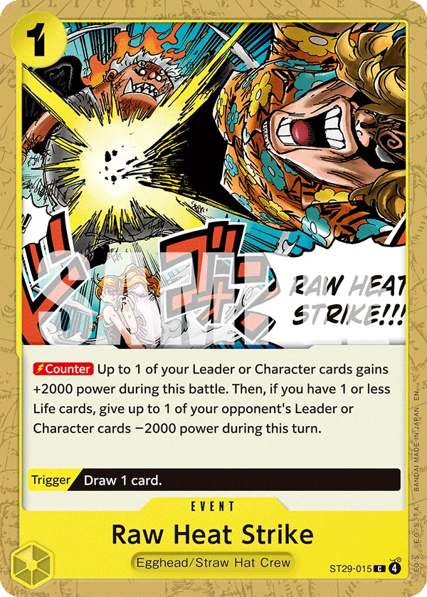 Raw Heat Strike ST29-015 – One Piece Card Game Event