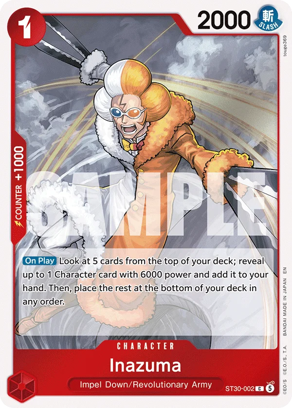 Inazuma ST30-002 – One Piece Card Game Character