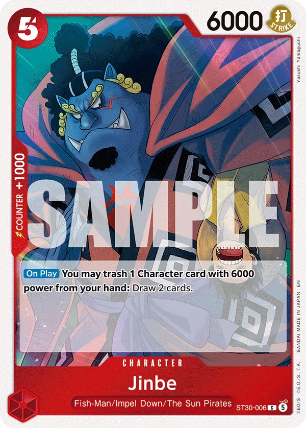 Jinbe ST30-006 – One Piece Card Game Character