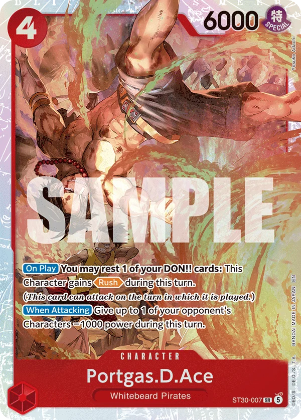 Portgas.D.Ace ST30-007 – One Piece Card Game Character