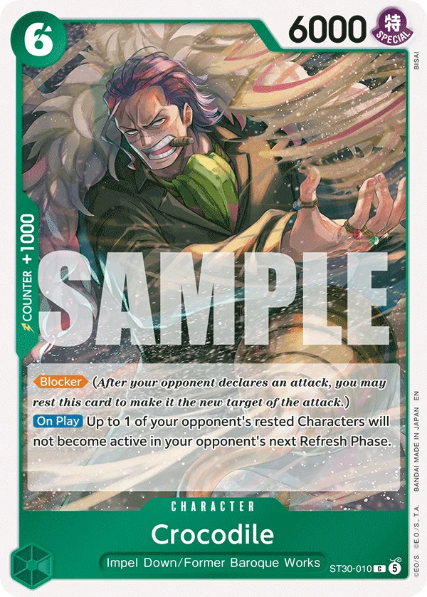 Crocodile ST30-010 – One Piece Card Game Character