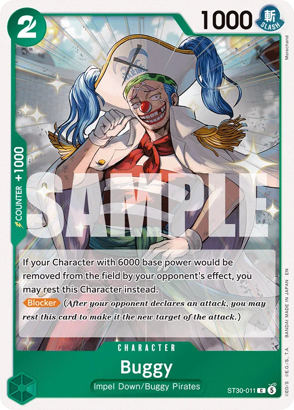Buggy ST30-011 – One Piece Card Game Character