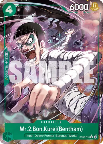 Mr.2.Bon.Kurei(Bentham) ST30-013 (Alternate art)