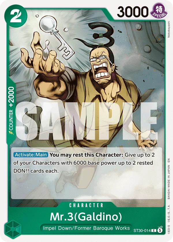 Mr.3(Galdino) ST30-014 – One Piece Card Game Character