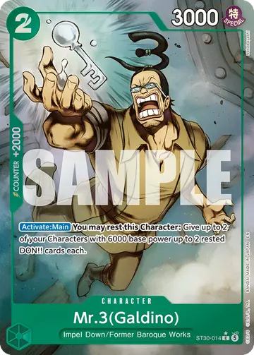 Mr.3(Galdino) ST30-014 (Alternate art)