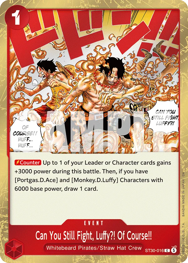 Can You Still Fight, Luffy?! Of Course!! ST30-016 – One Piece Card Game Event
