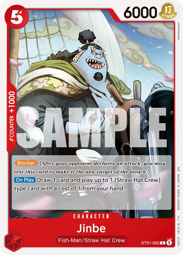 Jinbe ST31-002 – One Piece Card Game Character