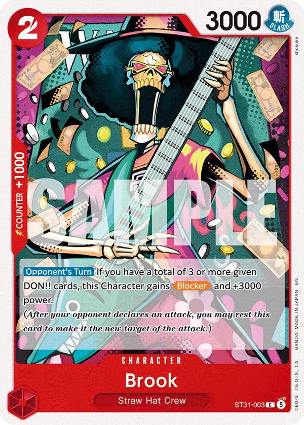 Brook ST31-003 – One Piece Card Game Character