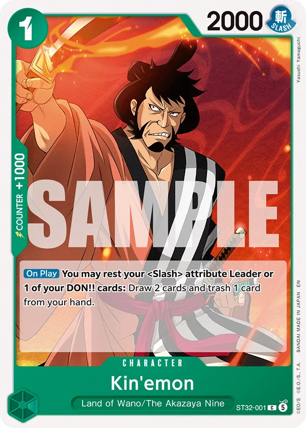 Kin'emon ST32-001 – One Piece Card Game Character