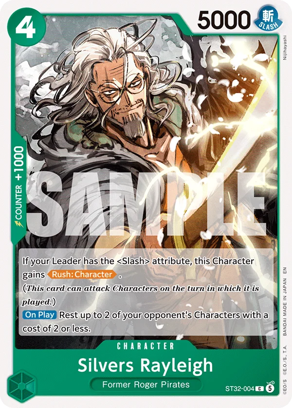 Silvers Rayleigh ST32-004 – One Piece Card Game Character