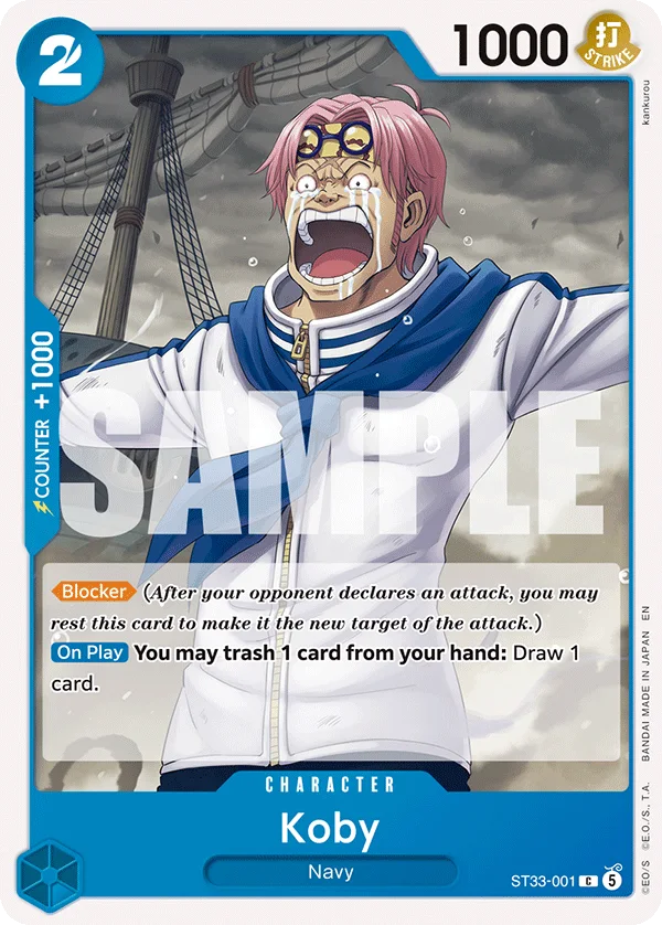 Koby ST33-001 – One Piece Card Game Character