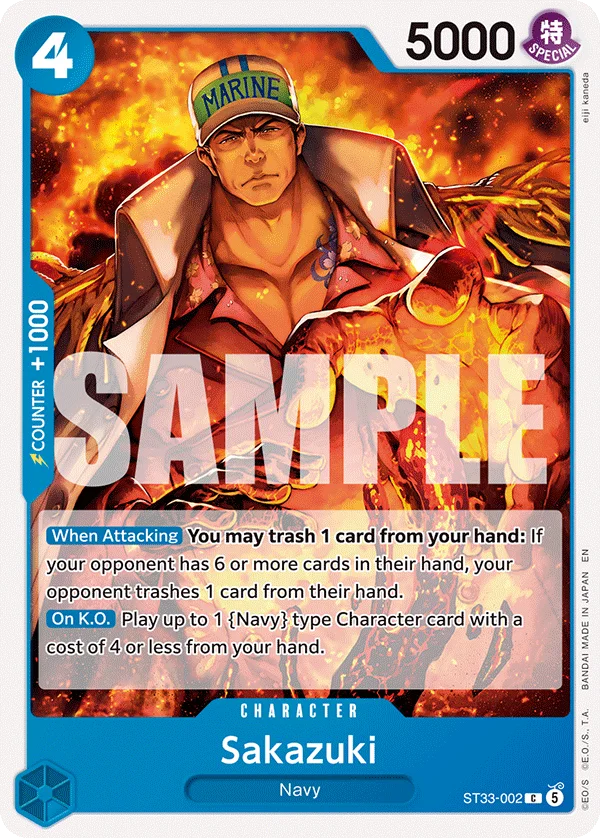 Sakazuki ST33-002 – One Piece Card Game Character