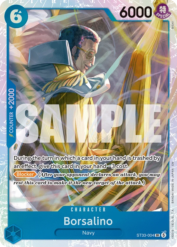 Borsalino ST33-004 – One Piece Card Game Character