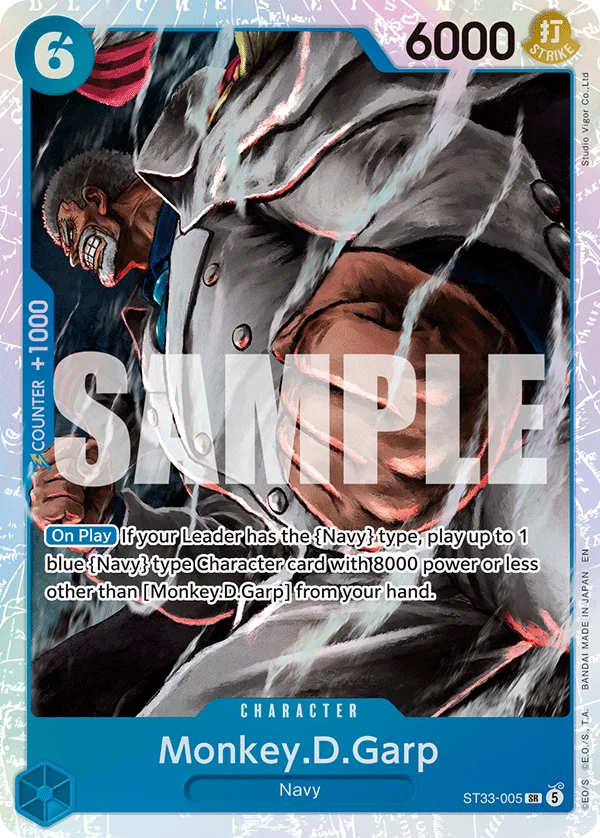 Monkey.D.Garp ST33-005 – One Piece Card Game Character