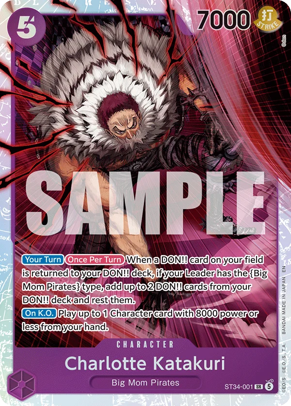 Charlotte Katakuri ST34-001 – One Piece Card Game Character