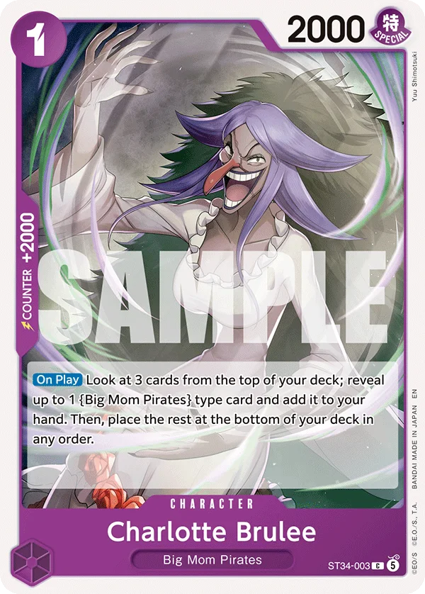 Charlotte Brulee ST34-003 – One Piece Card Game Character