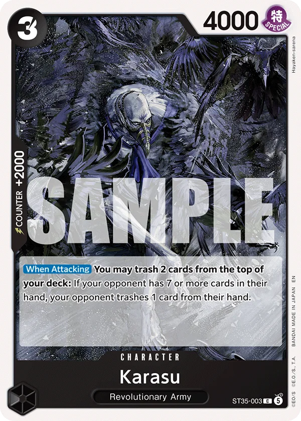 Karasu ST35-003 – One Piece Card Game Character
