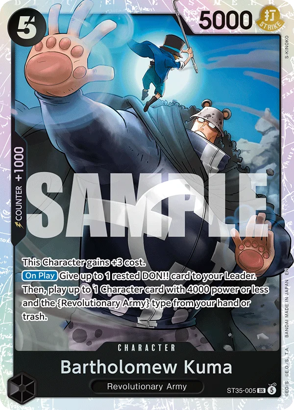 Bartholomew Kuma ST35-005 – One Piece Card Game Character
