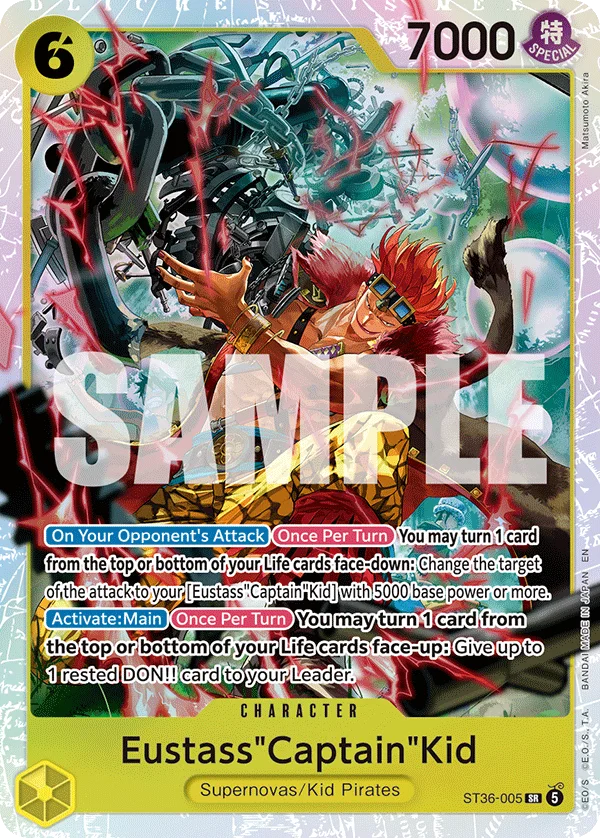 Eustass"Captain"Kid ST36-005 – One Piece Card Game Character